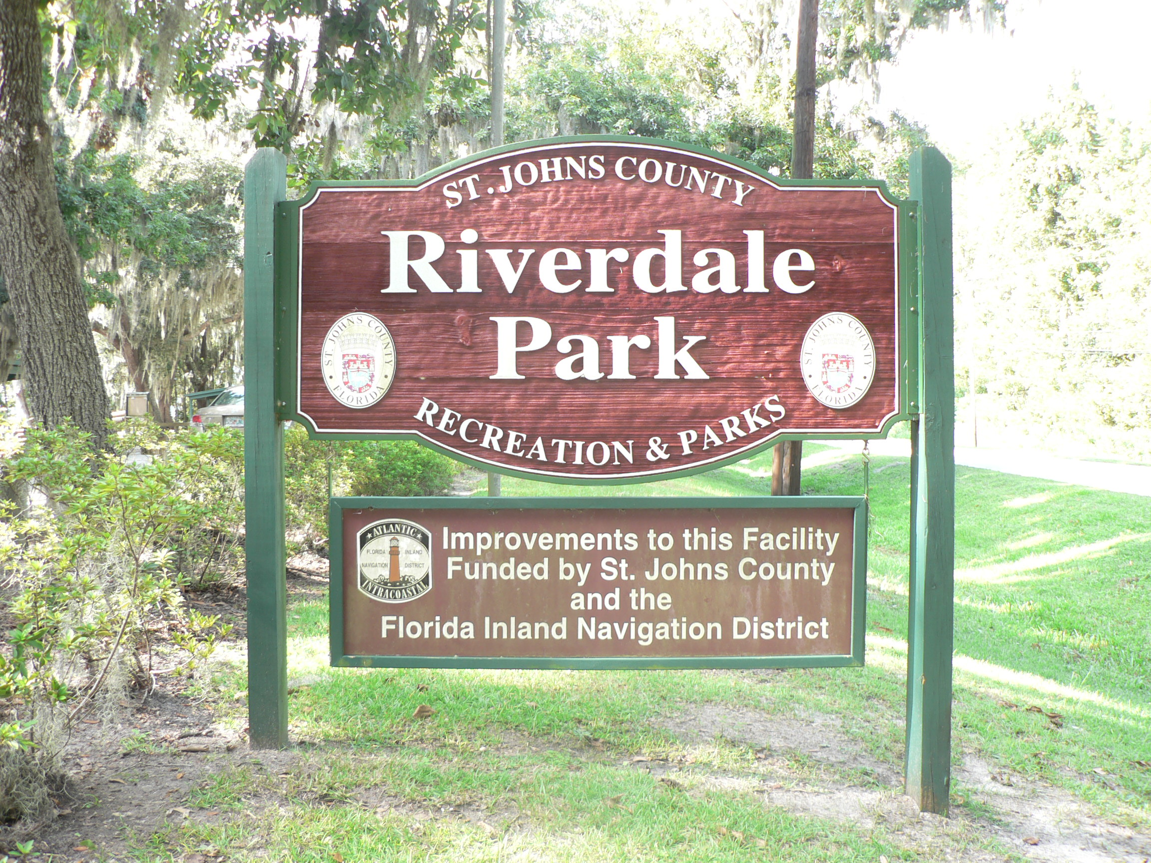boat ramp along st johns river, riverdale park